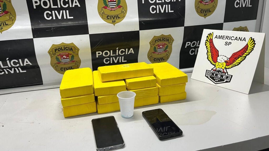 Operação da DISE apreende quase 14 quilos de cocaína em shopping de Sumaré
