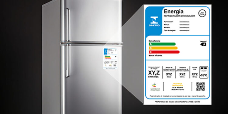 Nova etiqueta de eficiência das geladeiras