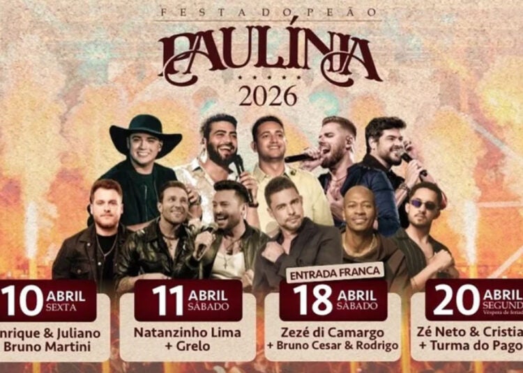 Festa do Peão de Paulínia 2026
