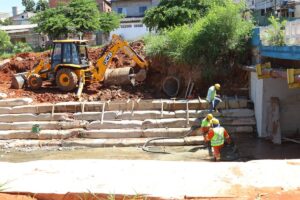 Obra de canalização do Ribeirão Jacuba entra na reta final