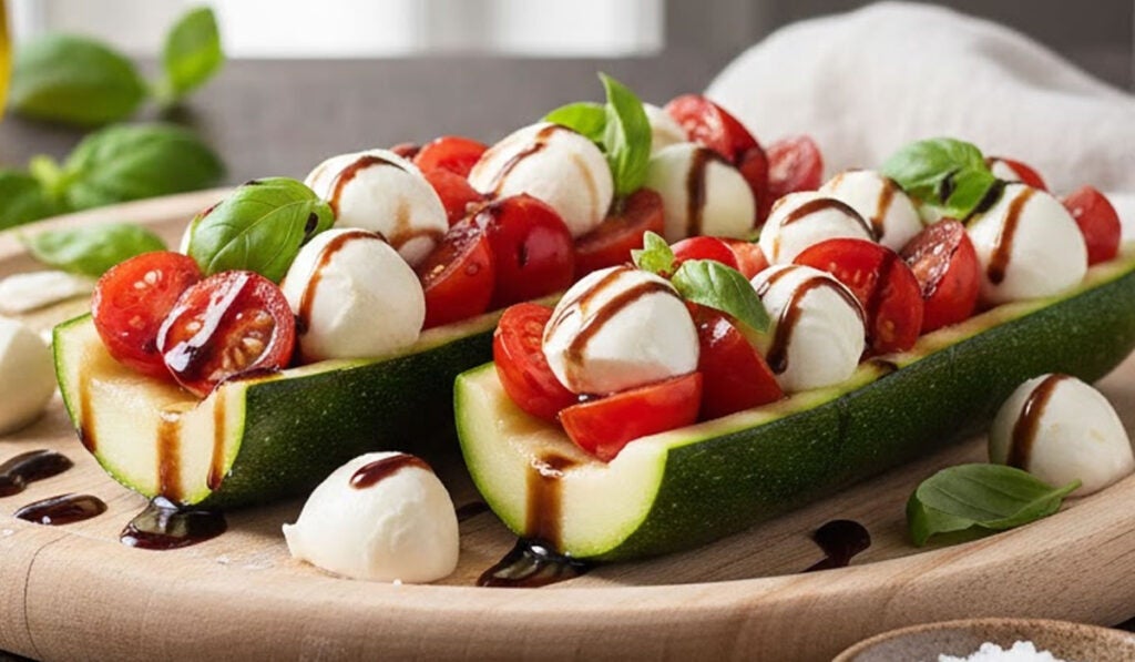 Abobrinha caprese