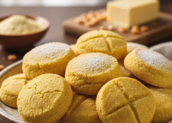 Bolacha amanteigada de milho