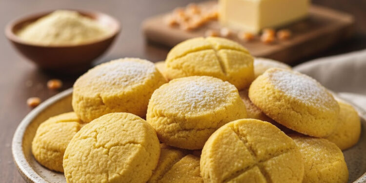 Bolacha amanteigada de milho