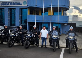 Guarda Municipal de Hortolândia recebe novas motocicletas para reforçar patrulhamento
