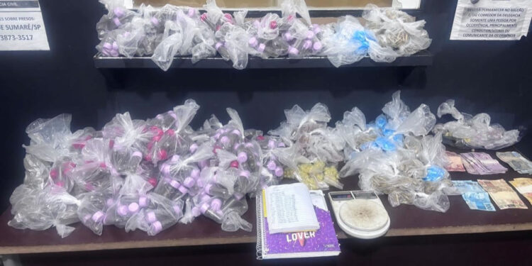 Operação do BAEP resulta na prisão de casal e apreensão de mais de 13 kg de drogas em Hortolândia