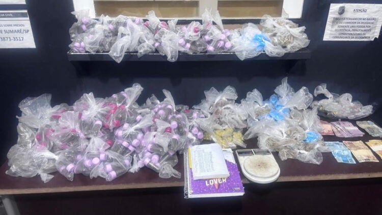 Operação do BAEP resulta na prisão de casal e apreensão de mais de 13 kg de drogas em Hortolândia