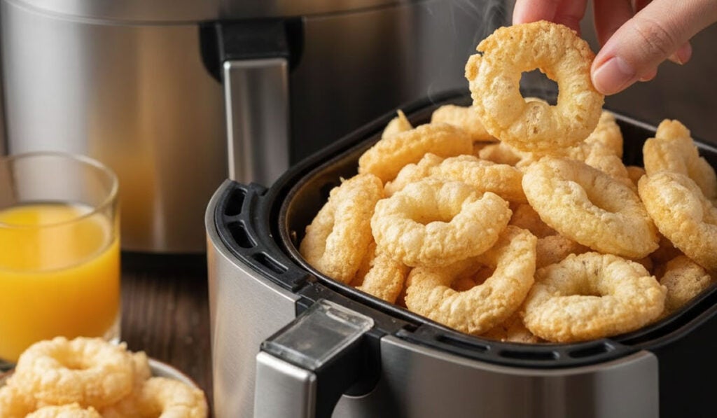 Biscoito de polvilho crocante na Air Fryer