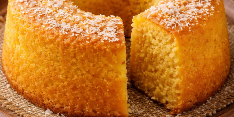 bolo de flocão de milho