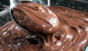 Danete caseiro cremoso com sabor intenso de chocolate