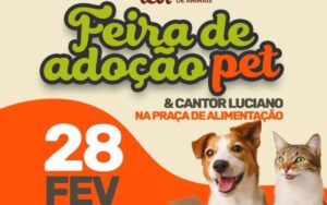 Feira de adoção pet no Shopping Hortolândia acontece dia 28 de fevereiro