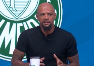 Felipe Melo e torcedor do Corinthians se envolvem em confusão na Supercopa