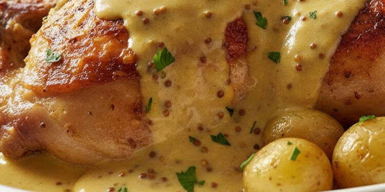 Frango ao molho de mostarda
