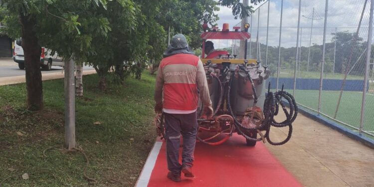 Novo parque do Jardim Amanda ganha ciclovia que já muda a paisagem do bairro