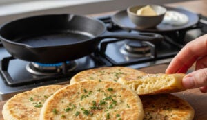 Pão de Frigideira Rápido e Prático