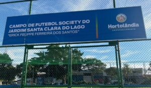 Hortolândia abre inscrições para aulas gratuitas de futebol no Campo Society do Jardim Santa Clara do Lago