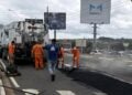obras na Avenida da Emancipação