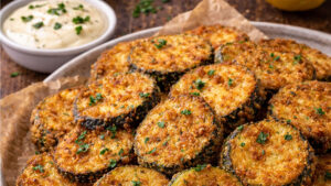 Abobrinha à milanesa crocante por fora e macia por dentro fácil de fazer