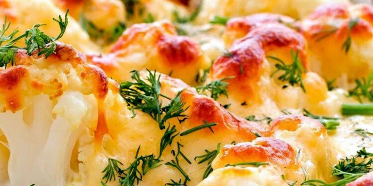 Couve-flor gratinada