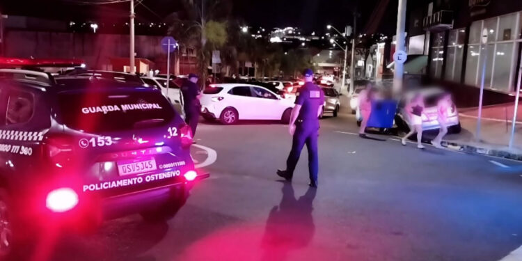Guarda Municipal de Hortolândia dispersa fluxo no Centro