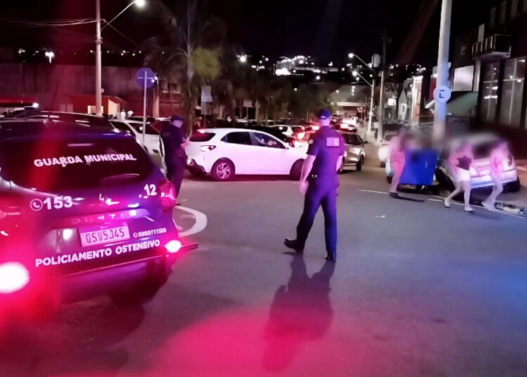 Guarda Municipal de Hortolândia dispersa fluxo no Centro