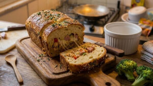 Pão de liquidificador recheado com calabresa receita fácil que não precisa sovar