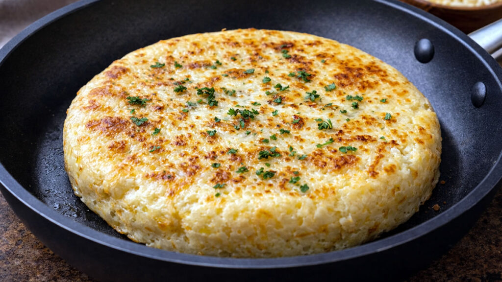 Pão de queijo de frigideira