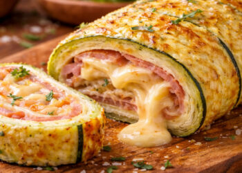 Rocambole de abobrinha