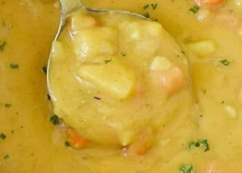 Sopa cremosa de batata