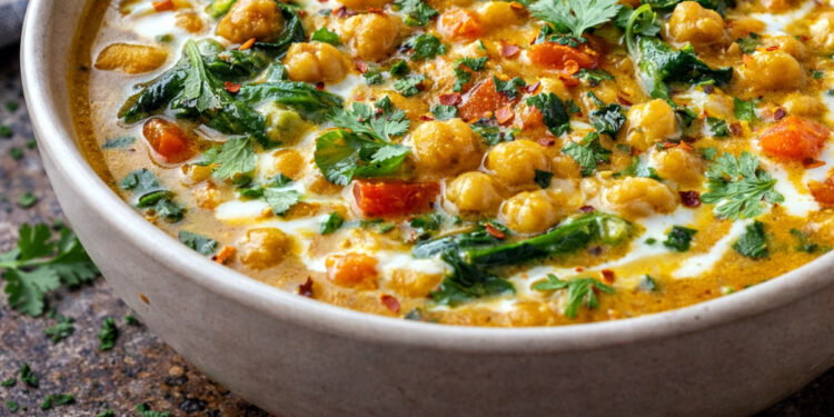 Sopa de grão-de-bico