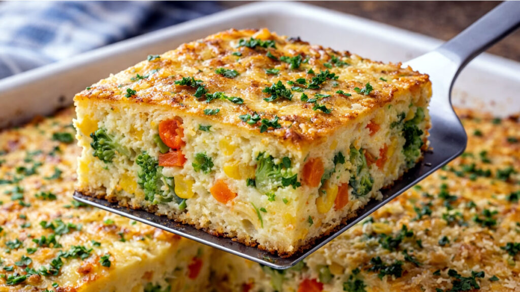 Torta de legumes de liquidificador