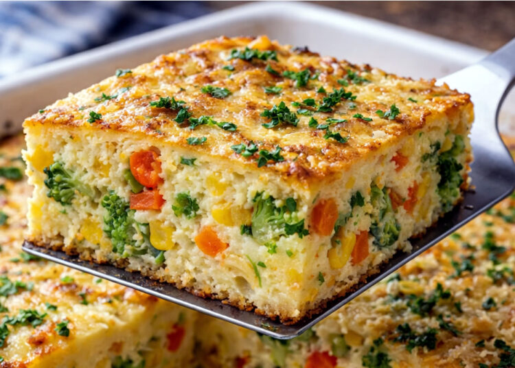 Torta de legumes de liquidificador