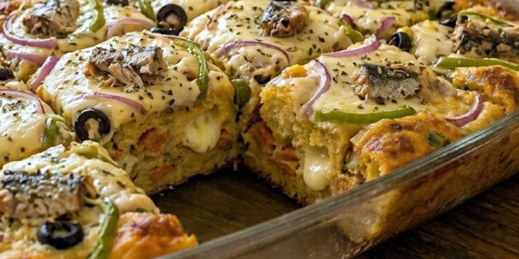 Torta de sardinha de liquidificador