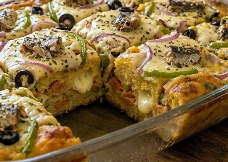 Torta de sardinha de liquidificador