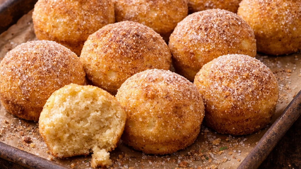 Bolinho de chuva assado