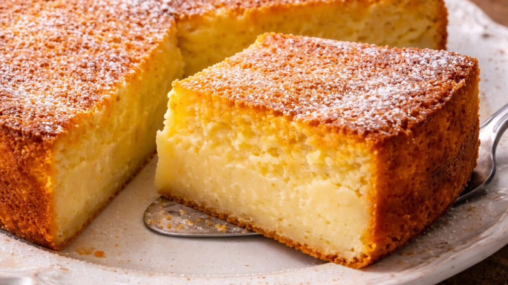 Bolo de fubá super cremoso