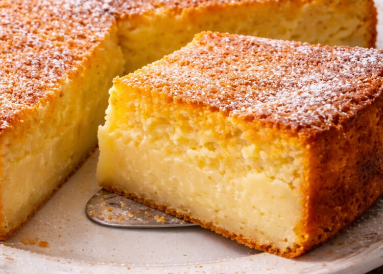 Bolo de fubá super cremoso