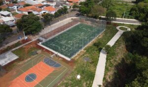Novo campo society do Jd. Amanda está pronto e será entregue nos próximos dias com academia ao ar livre