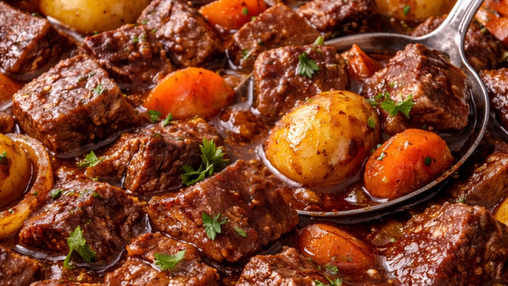 Carne de panela com sabor de churrasco