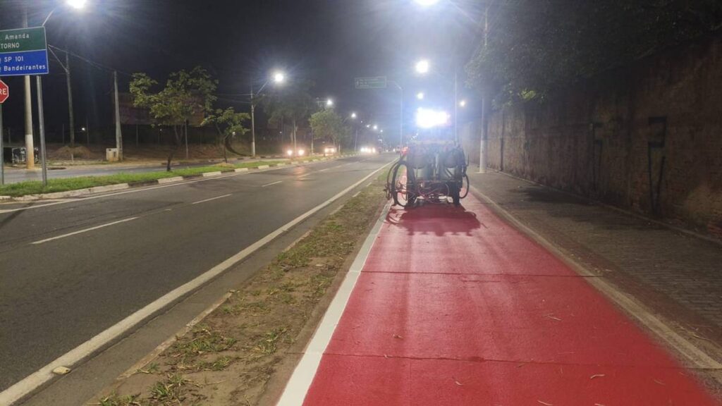 ciclovia na avenida Santana