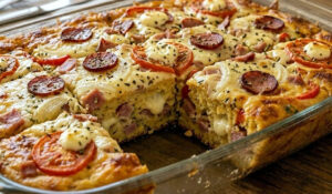 Lanche de Forno de Liquidificador com Calabresa e Muçarela