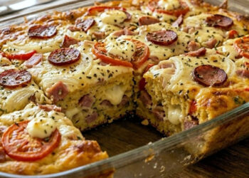 Lanche de Forno de Liquidificador com Calabresa e Muçarela