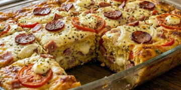 Lanche de Forno de Liquidificador com Calabresa e Muçarela