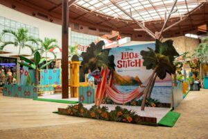 Parque Dom Pedro recebe atração gratuita inspirada em Lilo & Stitch