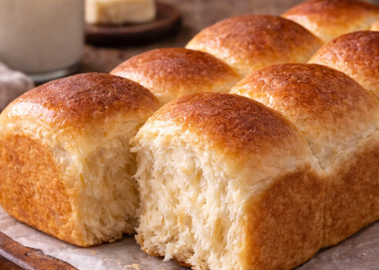 Pão de leite caseiro