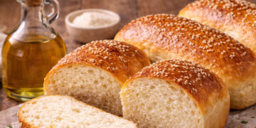 Pão caseiro com vinagre