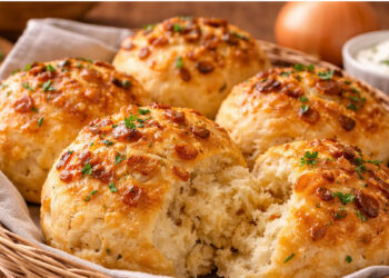 Pão de cebola caseiro