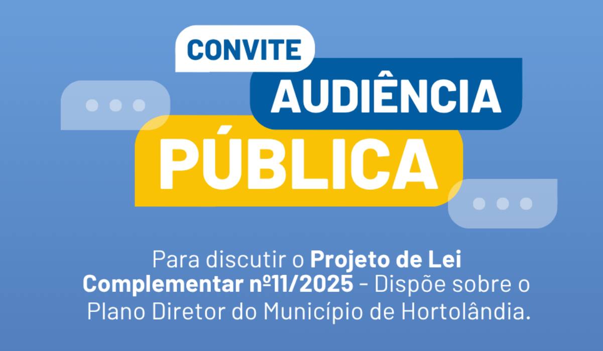 novo Plano Diretor