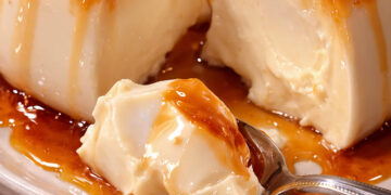 Pudim de maria mole cremoso