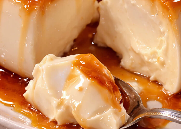 Pudim de maria mole cremoso