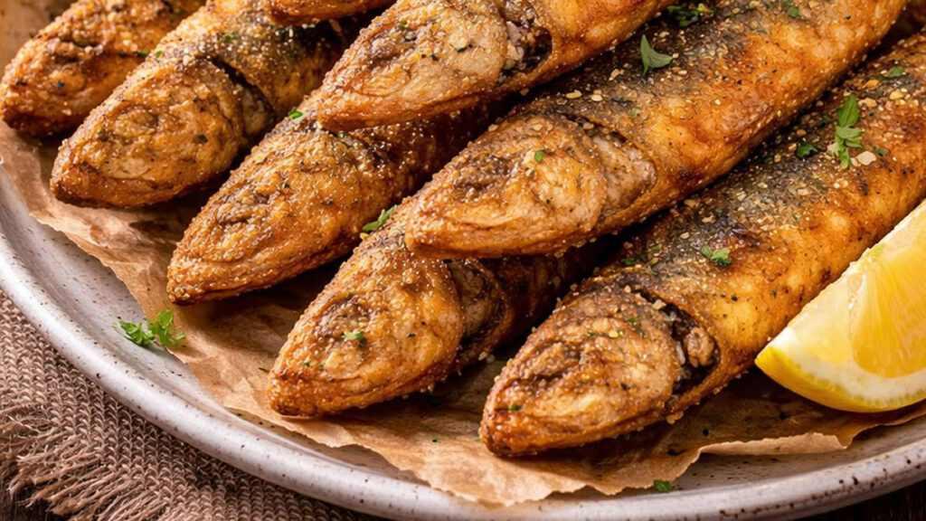 Sardinha frita crocante fácil e perfeita